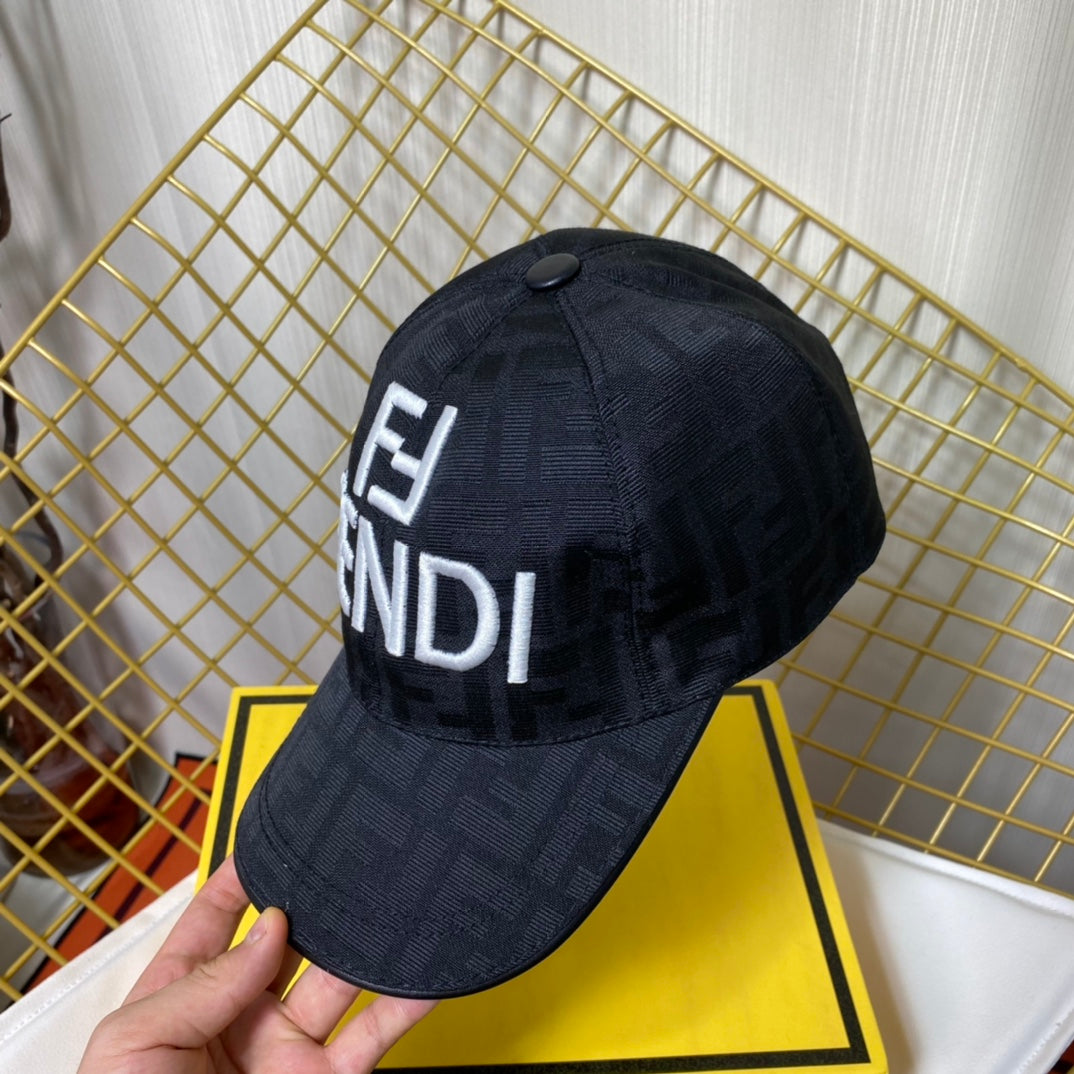 Fendi Classic Embroidered Letter Baseball Cap