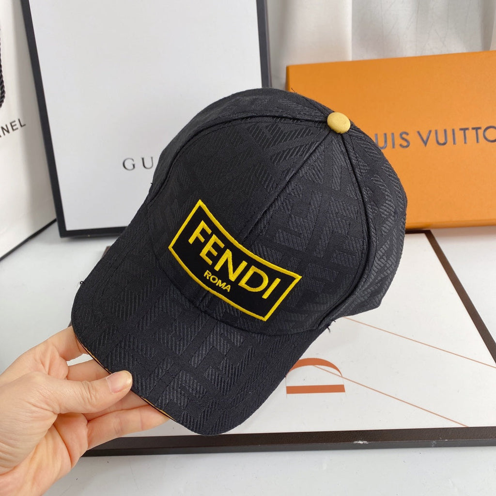 Fendi FF Embroidered Baseball Cap