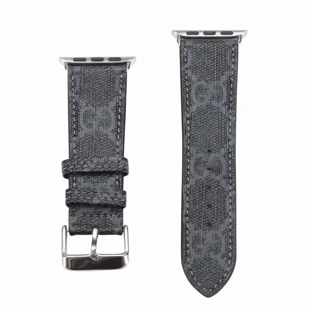 Luxury Gucci GG Apple Watch Band – Leather Strap for Apple Watch Ultra
