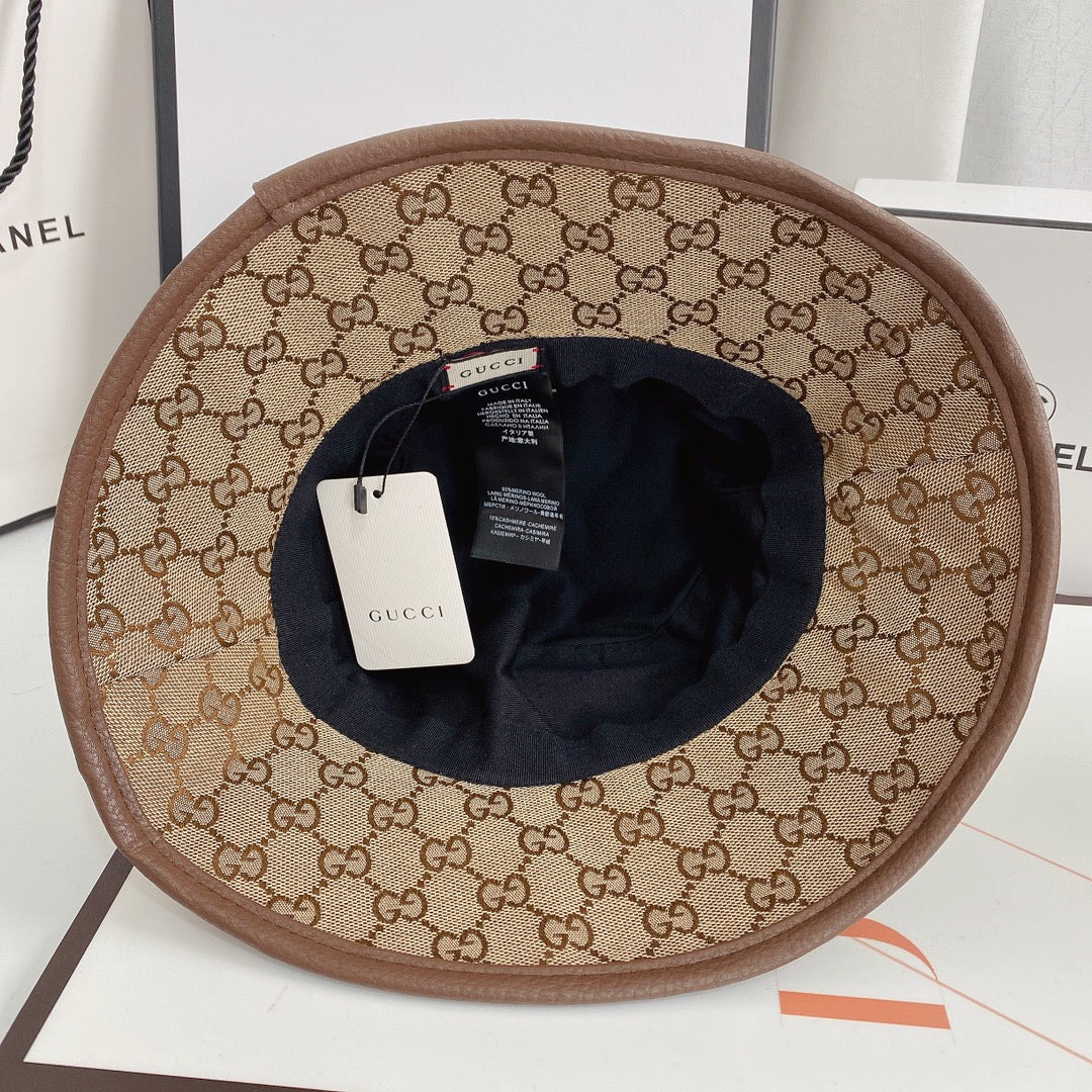 Gucci GG Supreme Web Stripe Bucket Hat | Luxury Designer Hat