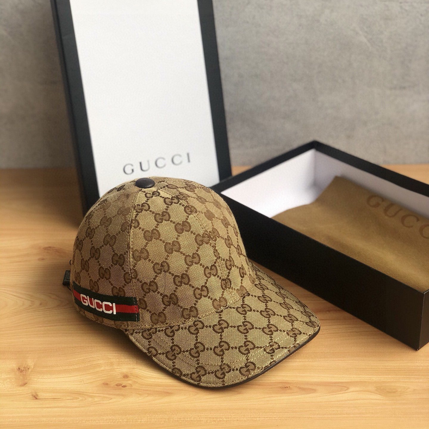 Gucci GG Monogram Web Baseball Cap | Luxury Designer Hat