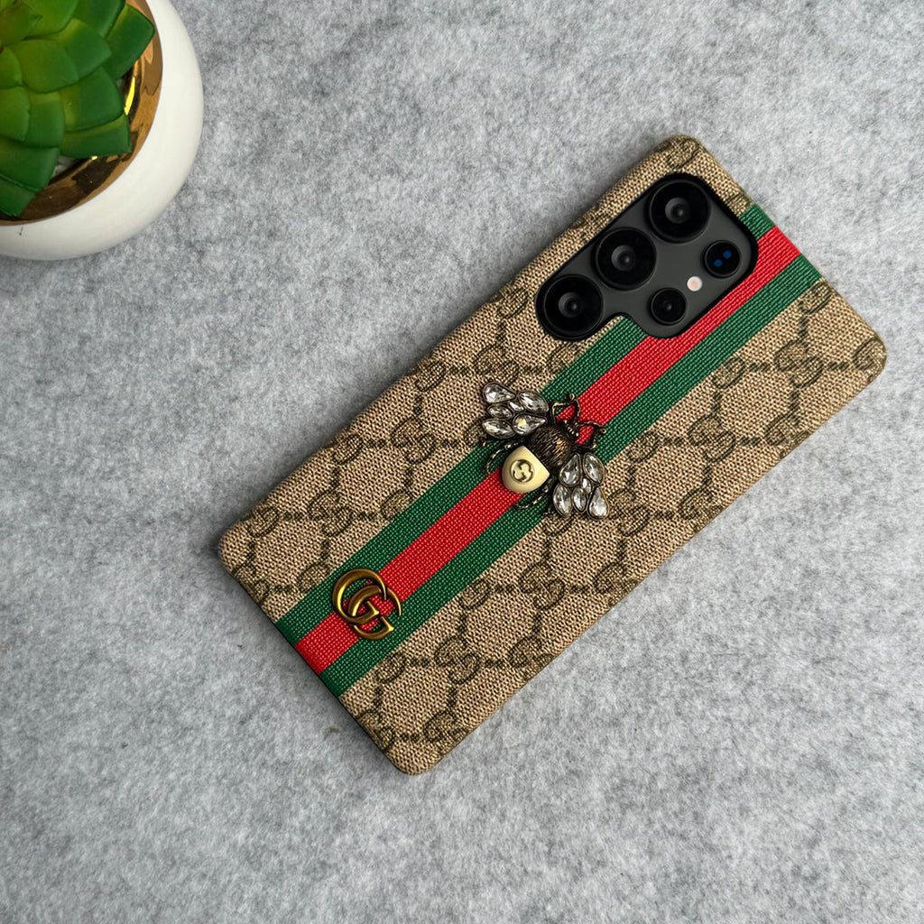 Luxury Gucci GG Bee Samsung Galaxy S26 Ultra Case – Designer Cover
