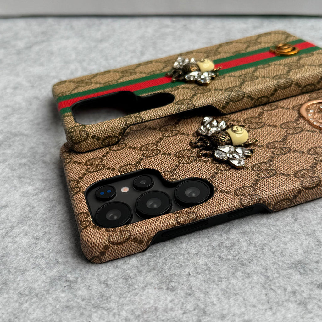 Luxury Gucci GG Bee Samsung Galaxy S26 Ultra Case – Designer Cover