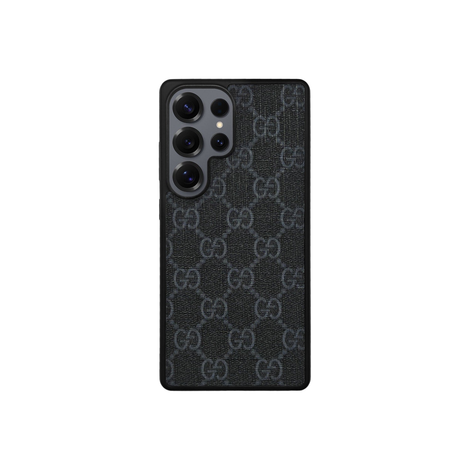 Luxury Gucci GG Black Samsung S26 Ultra Case – Designer Galaxy Cover