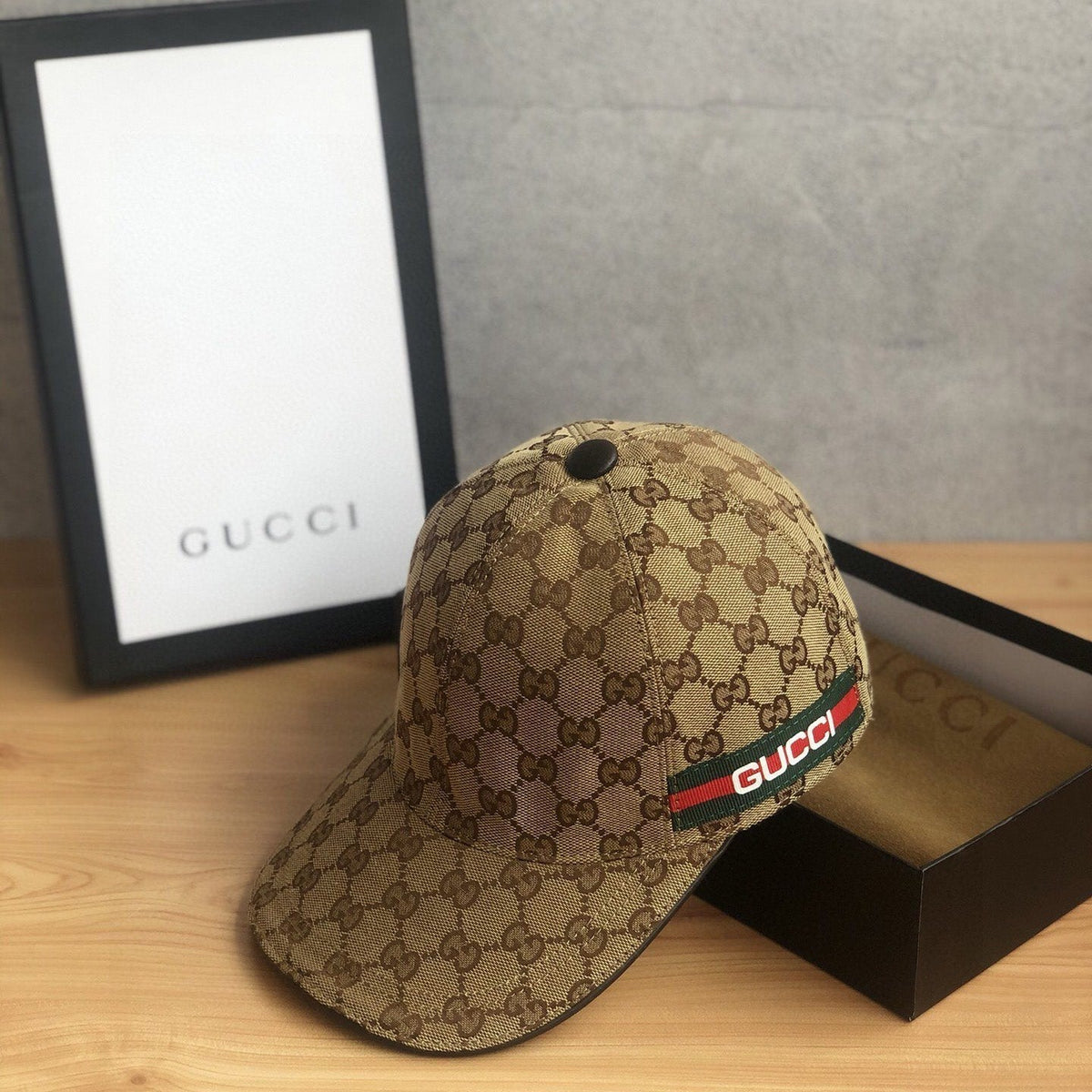 Gucci GG Monogram Web Baseball Cap | Luxury Designer Hat