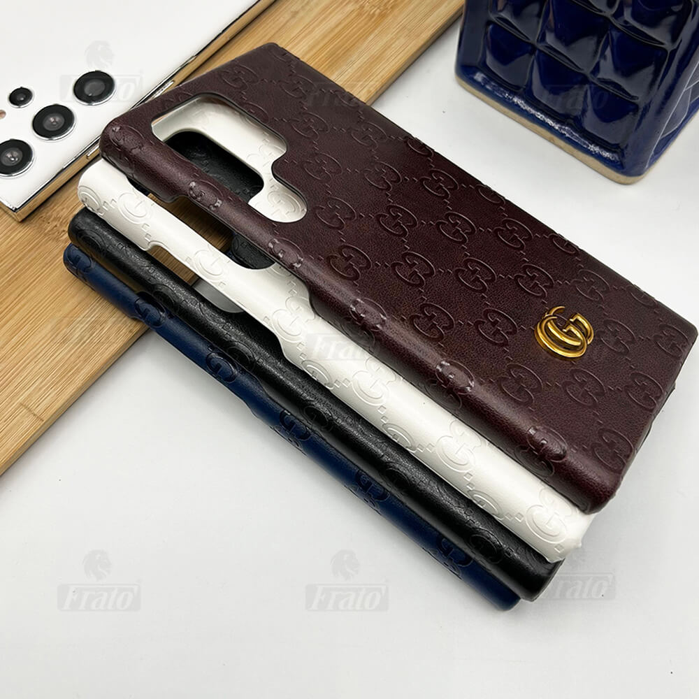 Luxury Gucci GG Samsung Galaxy S26 Ultra Case – Designer Leather Cover