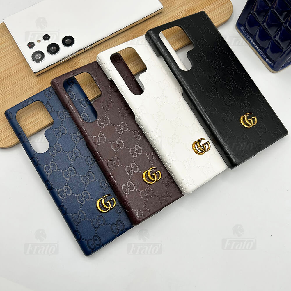 Luxury Gucci GG Samsung Galaxy S26 Ultra Case – Designer Leather Cover