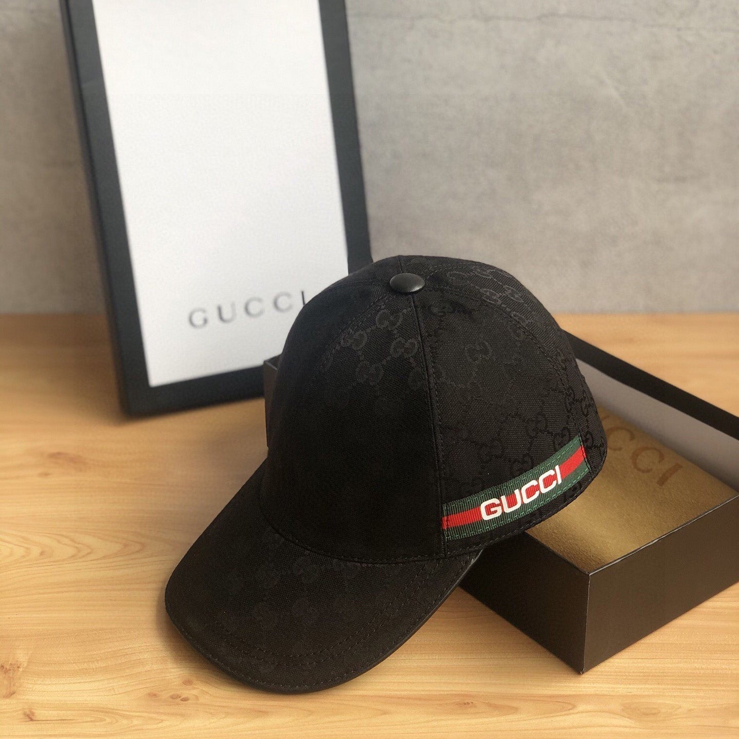 Gucci GG Monogram Web Baseball Cap | Luxury Designer Hat