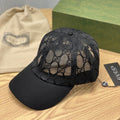 Gucci GG Embroidered Lace Baseball Cap