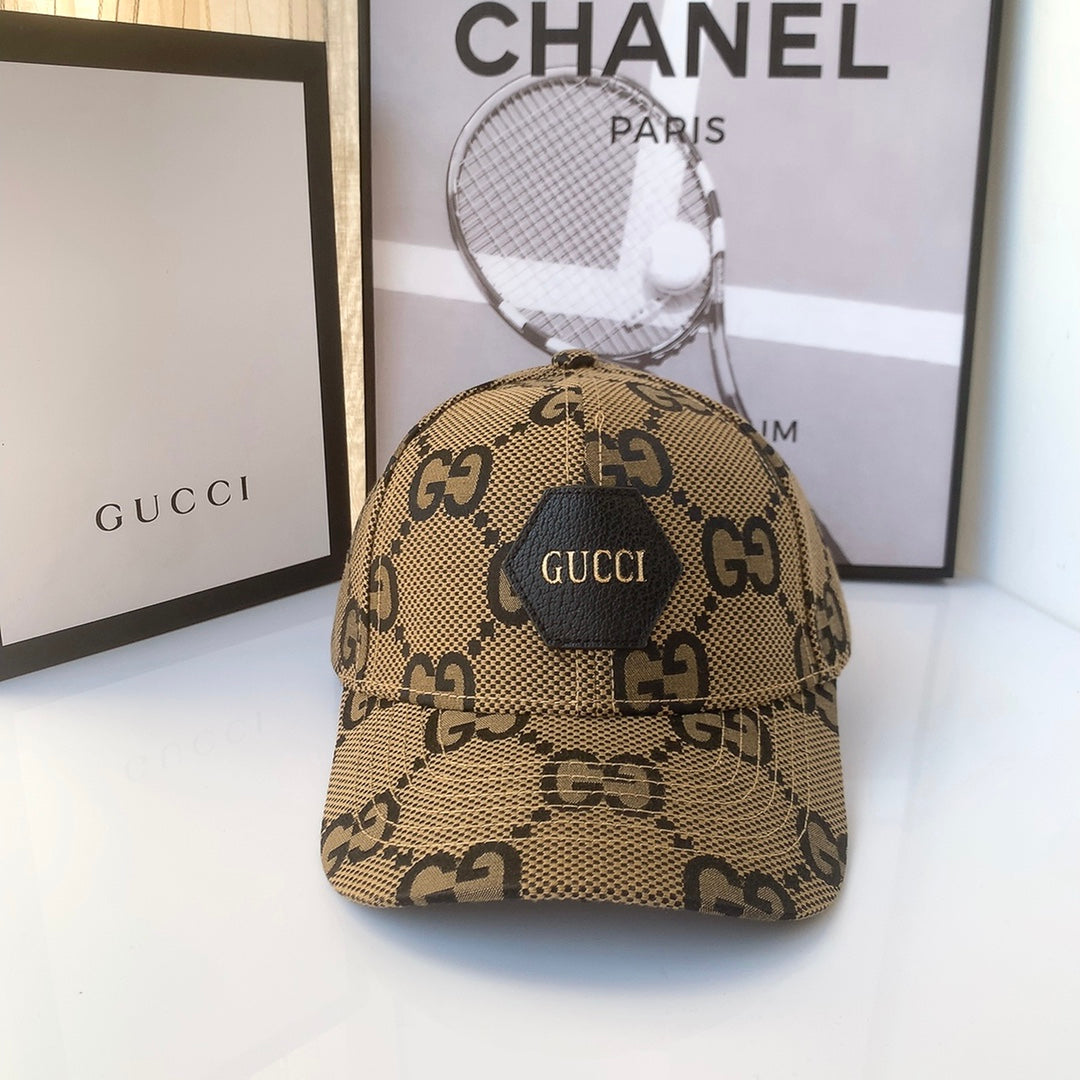 Gucci GG Jacquard Cotton Baseball Cap for Men & Women | Luxury Designer Cap