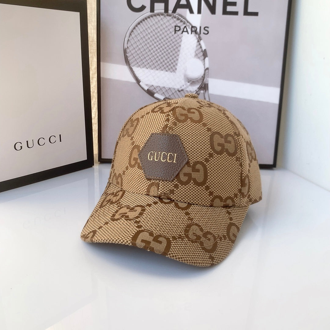 Gucci GG Jacquard Cotton Baseball Cap for Men & Women | Luxury Designer Cap