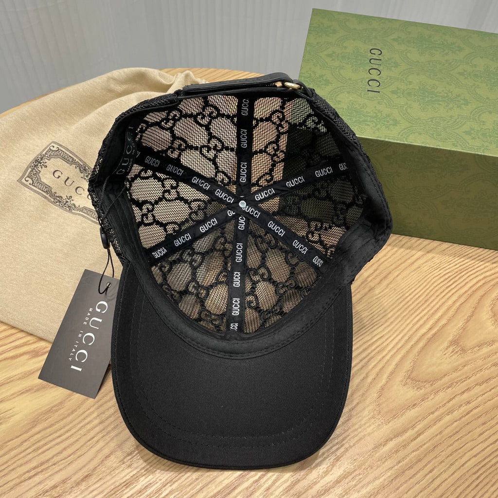 Gucci GG Embroidered Lace Baseball Cap