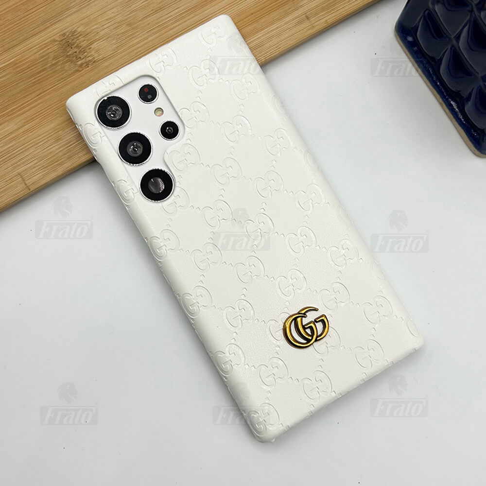 Luxury Gucci GG Samsung Galaxy S26 Ultra Case – Designer Leather Cover