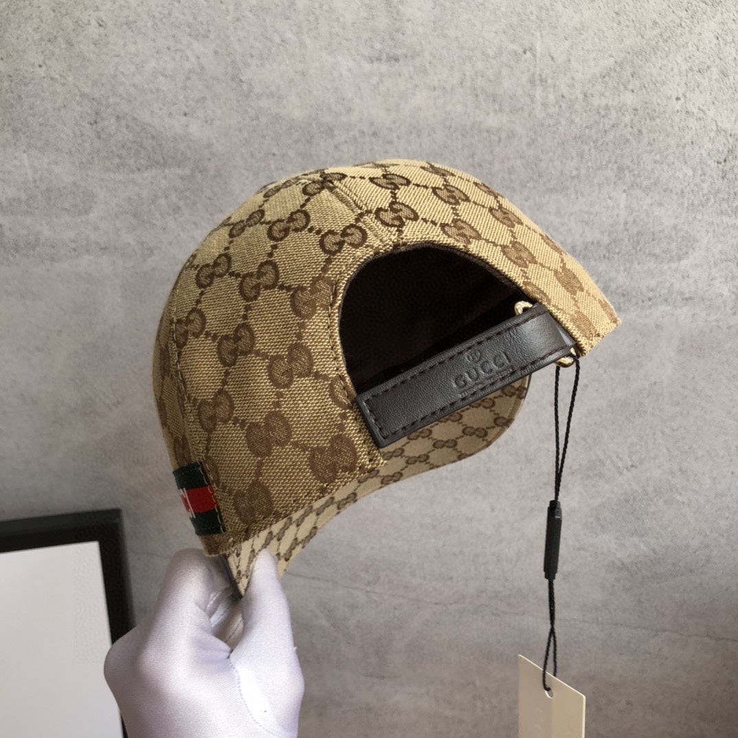 Gucci GG Monogram Web Baseball Cap | Luxury Designer Hat