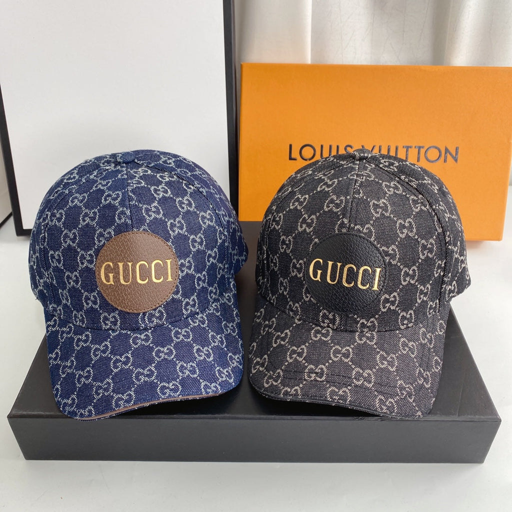 Gucci Classic Monogram Denim Baseball Cap