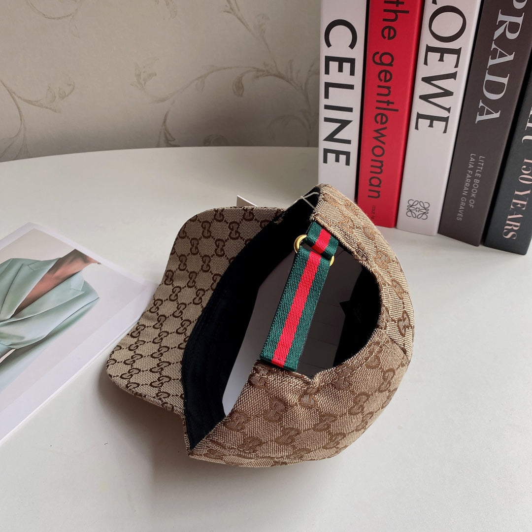 Luxury Gucci Embroidered Cotton Baseball Cap