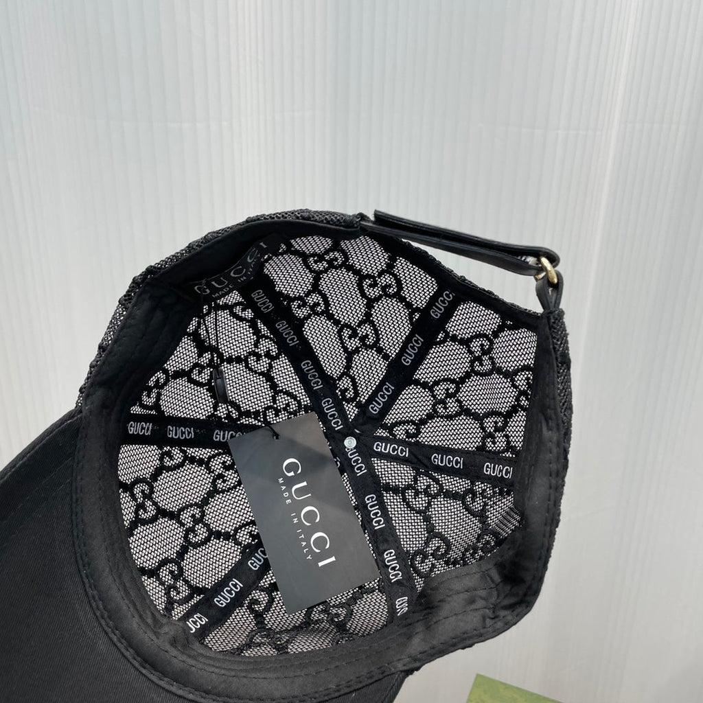 Gucci GG Embroidered Lace Baseball Cap