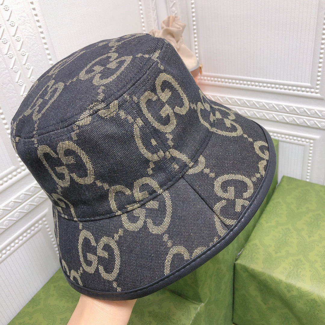 Gucci GG Monogram Vintage Canvas Bucket Hat for Men & Women