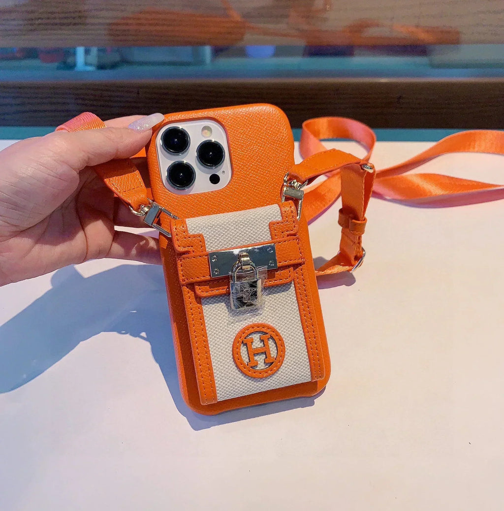 Hermès iPhone 17 Pro Max Case Leather – Luxury Designer Phone Cover