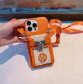 Hermès iPhone 17 Pro Max Case Leather – Luxury Designer Phone Cover