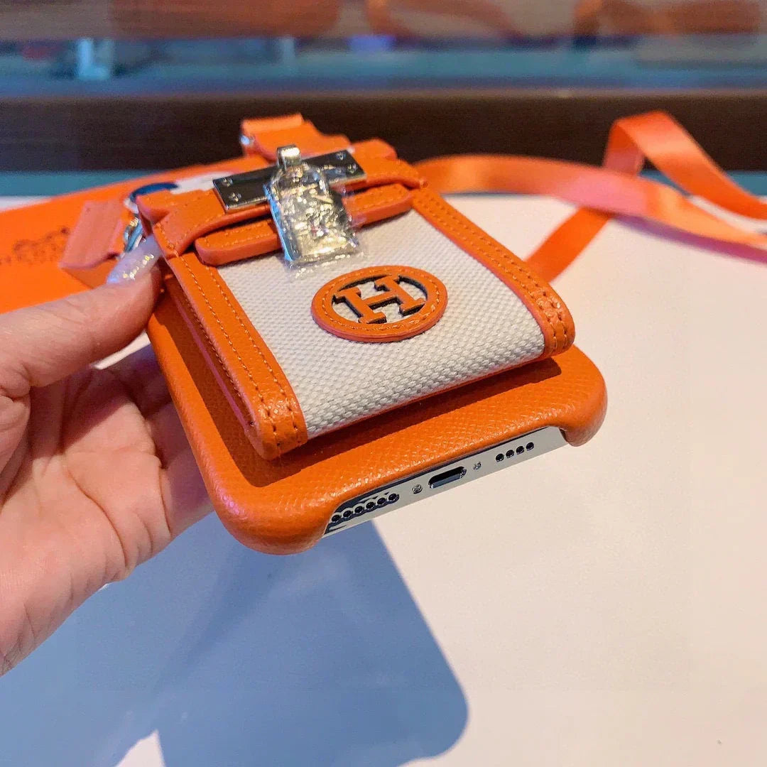 Hermès iPhone 17 Pro Max Case Leather – Luxury Designer Phone Cover