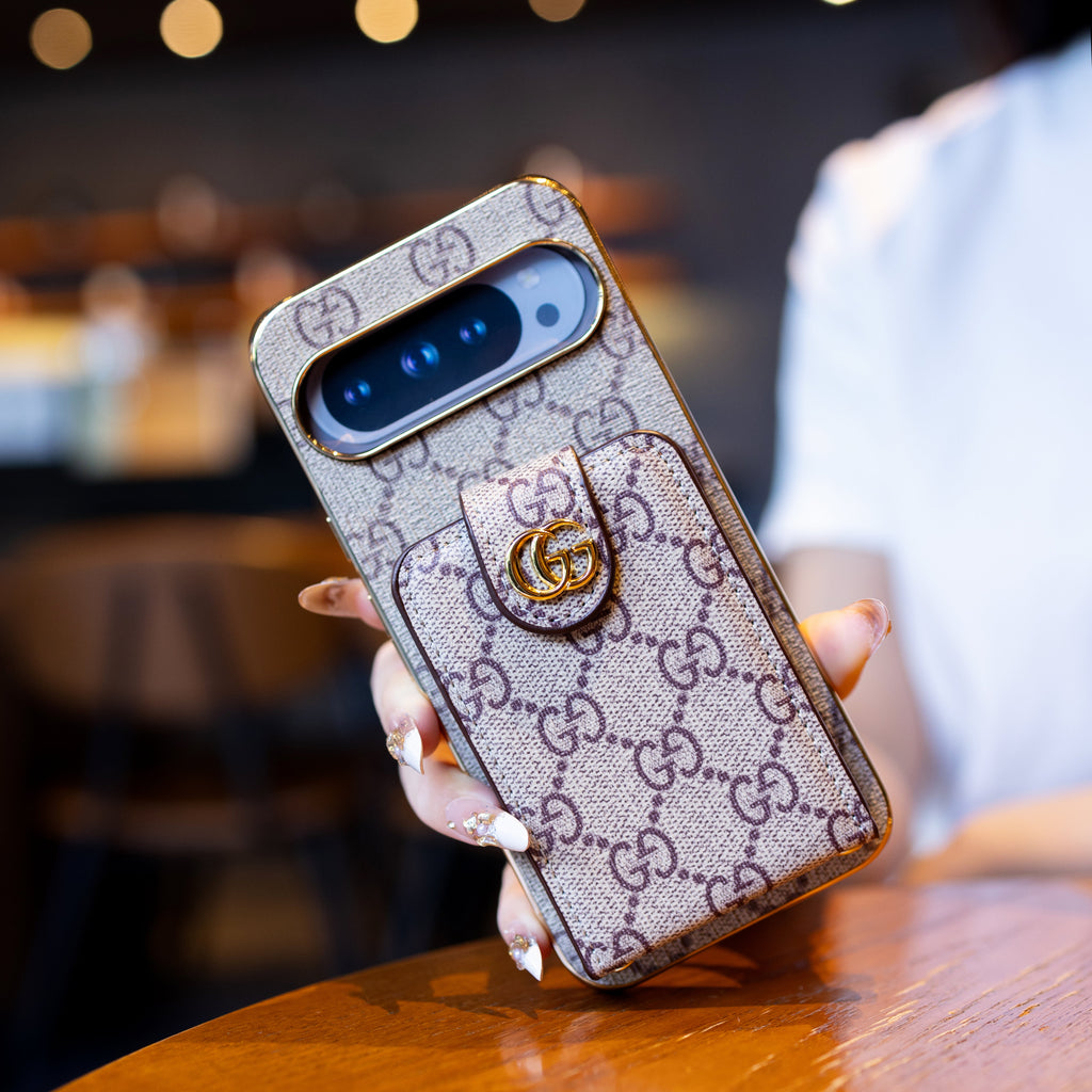 Leather Gucci Google Pixel 10 Pro XL Case – Luxury Designer Cover