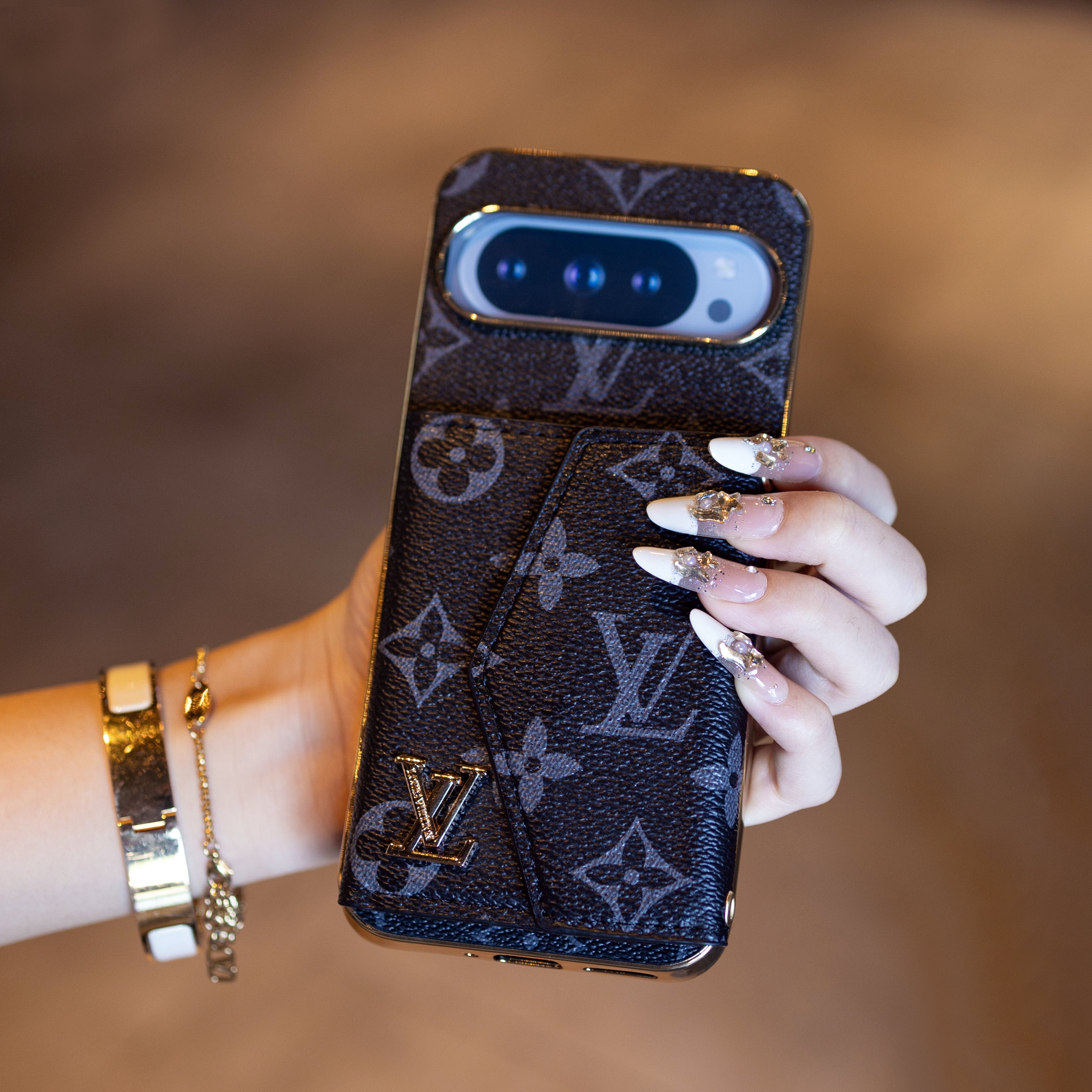 Louis Vuitton Style Google Pixel 10 Pro Case – Luxury LV Google Pixel Cover