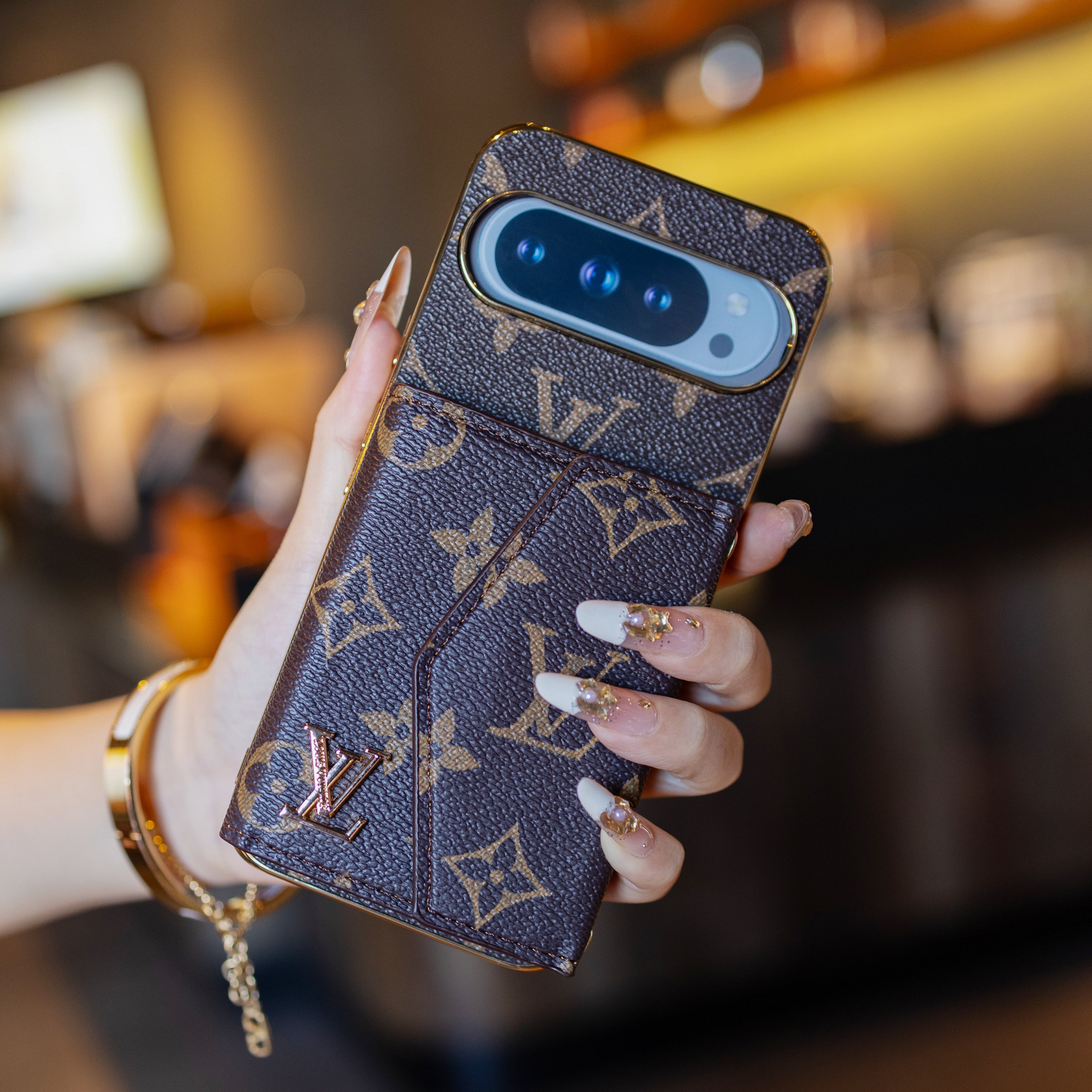 Louis Vuitton Style Google Pixel 10 Pro Case – Luxury LV Google Pixel Cover