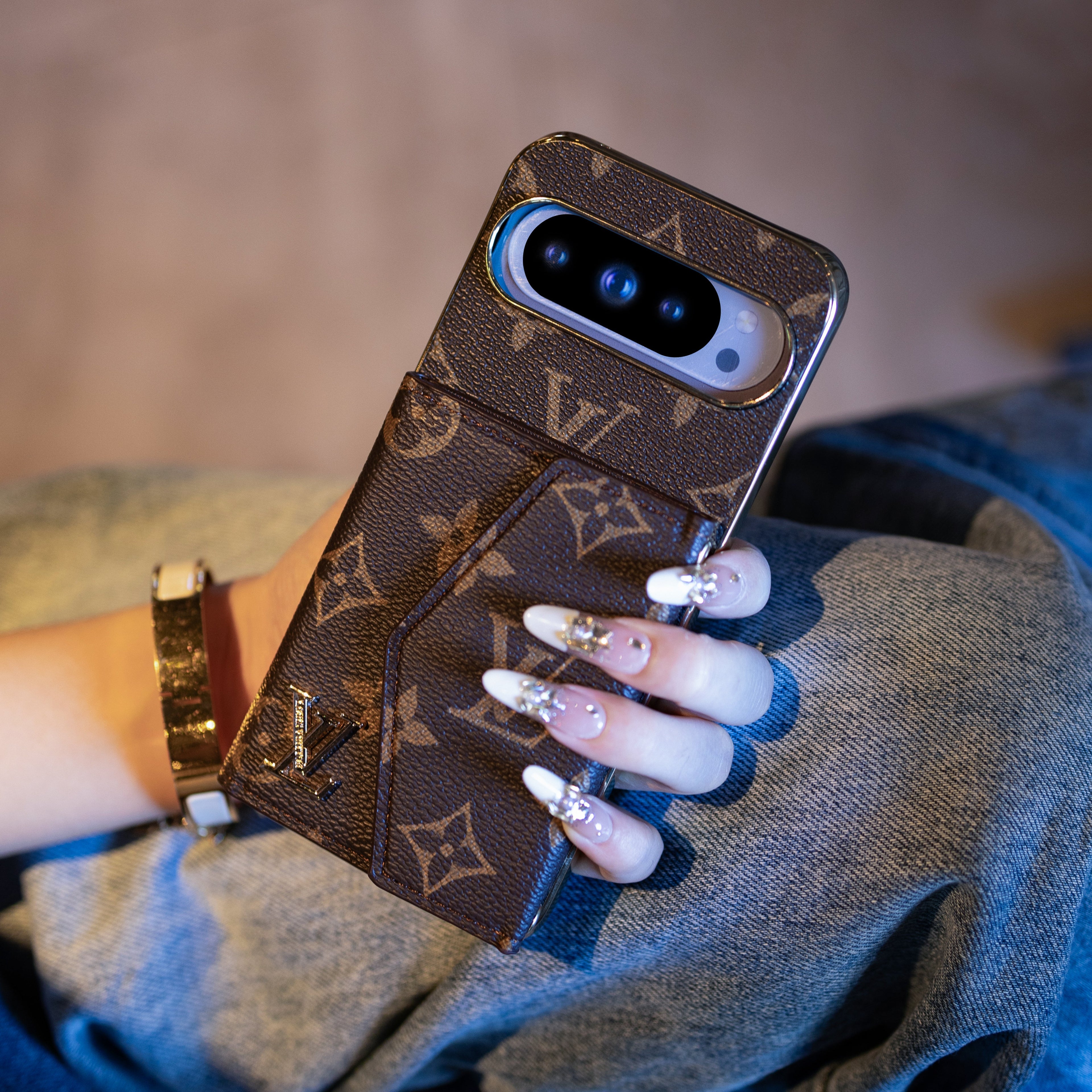 Louis Vuitton Style Google Pixel 10 Pro Case – Luxury LV Google Pixel Cover