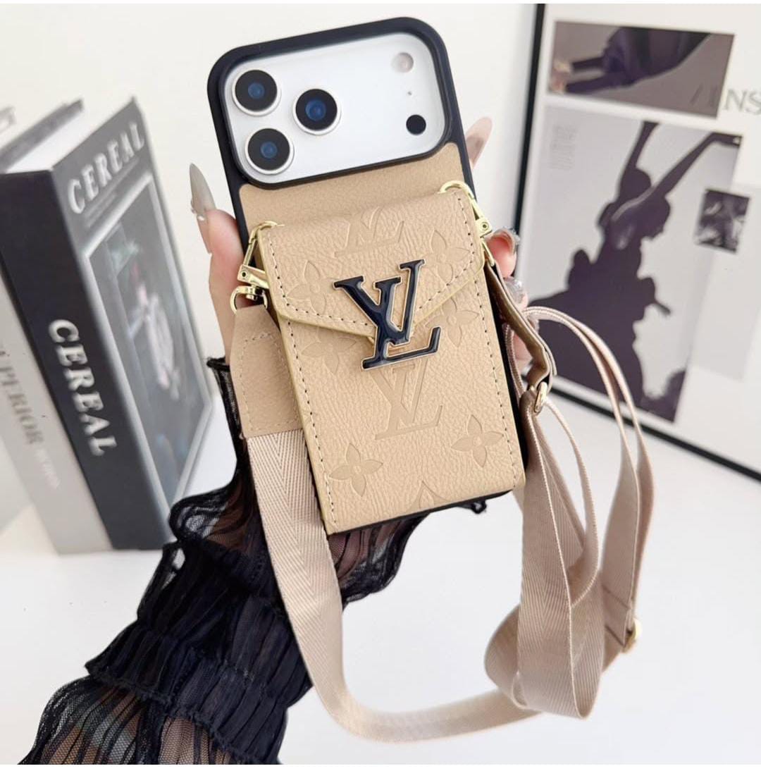 Louis Vuitton iPhone 18 Pro Card Holder Case – Luxury Designer Wallet Cover