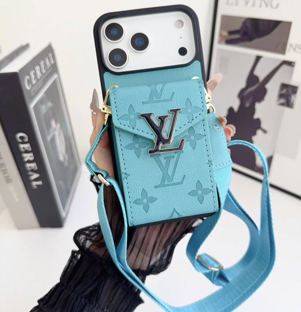 Louis Vuitton iPhone 18 Pro Card Holder Case – Luxury Designer Wallet Cover