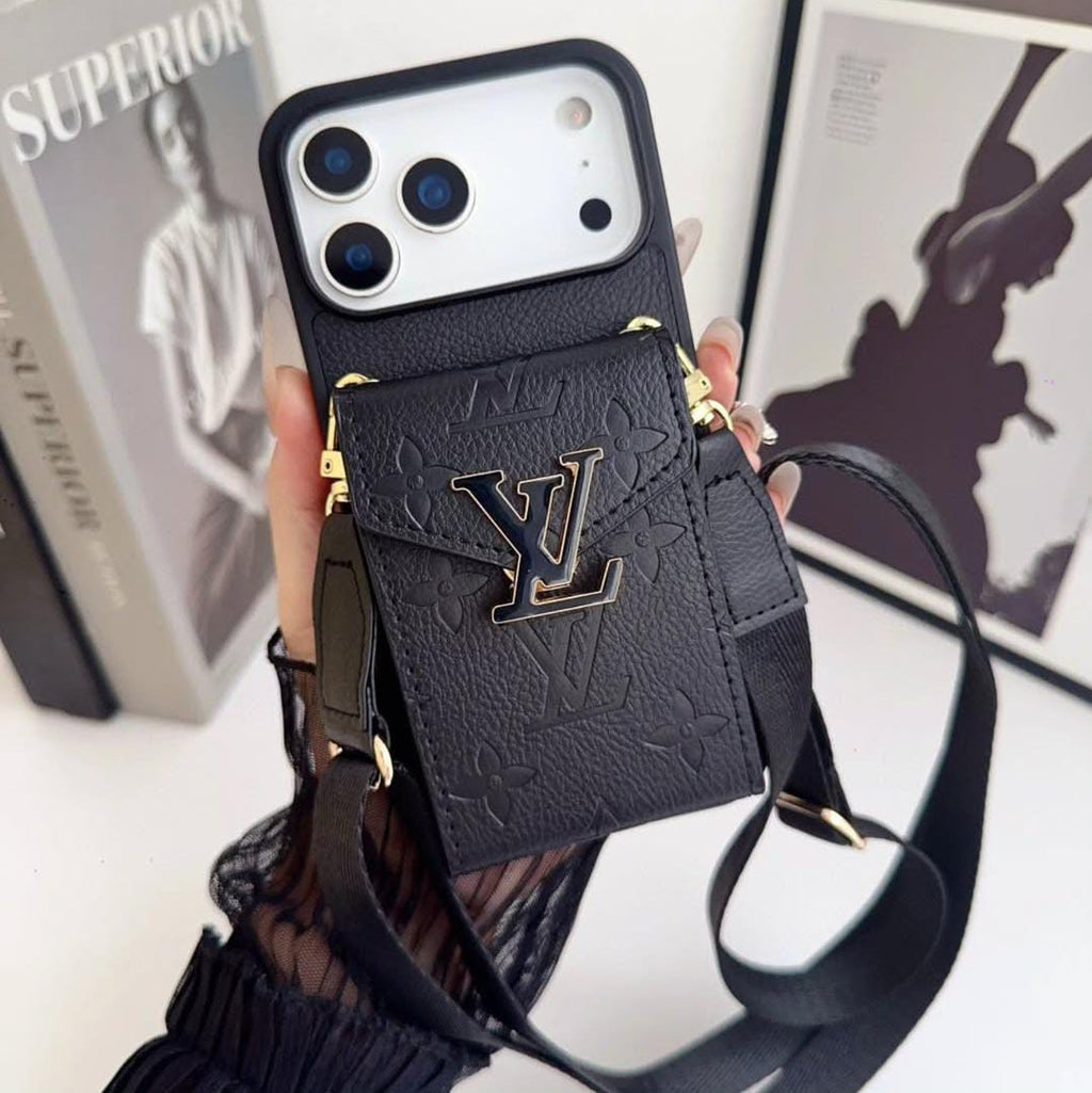 Louis Vuitton iPhone 18 Pro Card Holder Case – Luxury Designer Wallet Cover