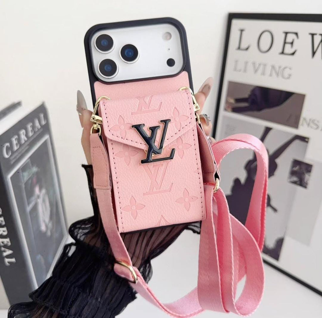 Louis Vuitton iPhone 18 Pro Card Holder Case – Luxury Designer Wallet Cover