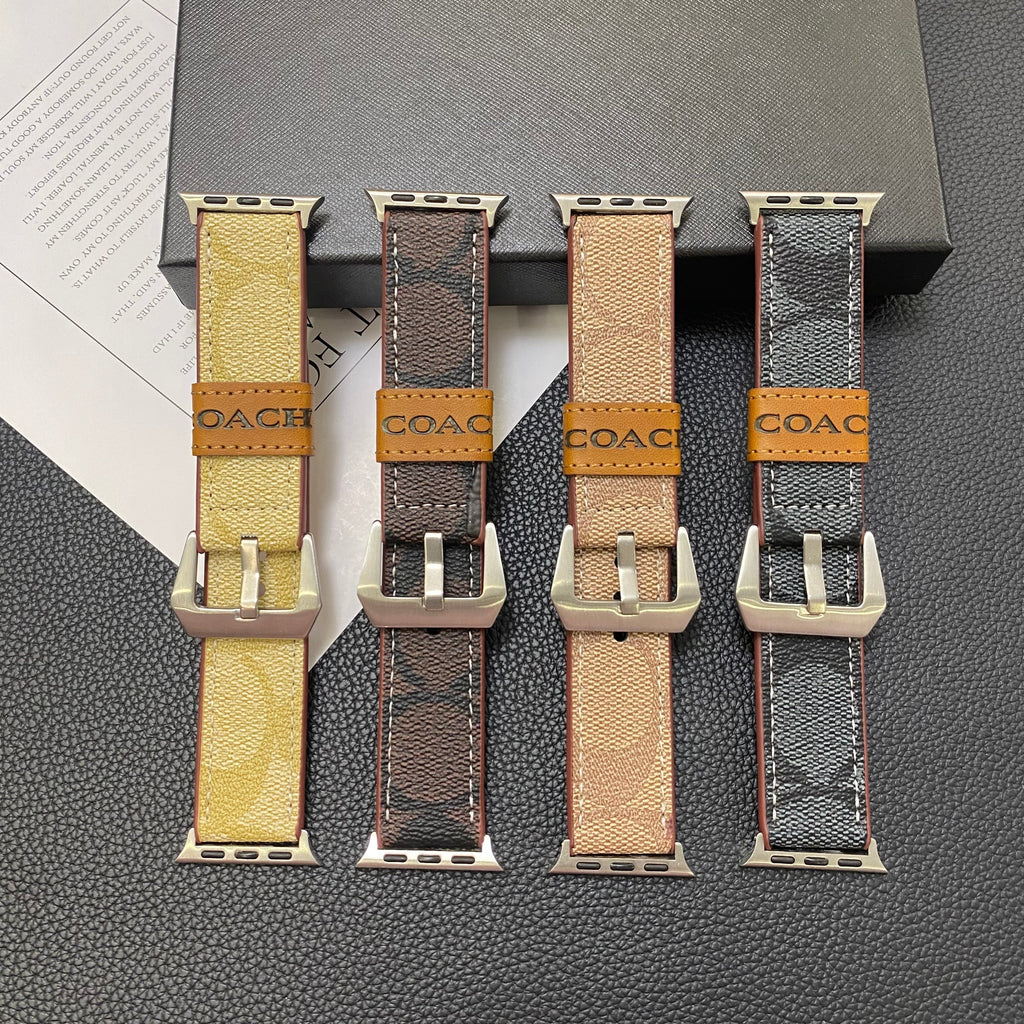 Luxury Coach Apple Watch Band – Leather Strap for Coach Apple Watch Ultra