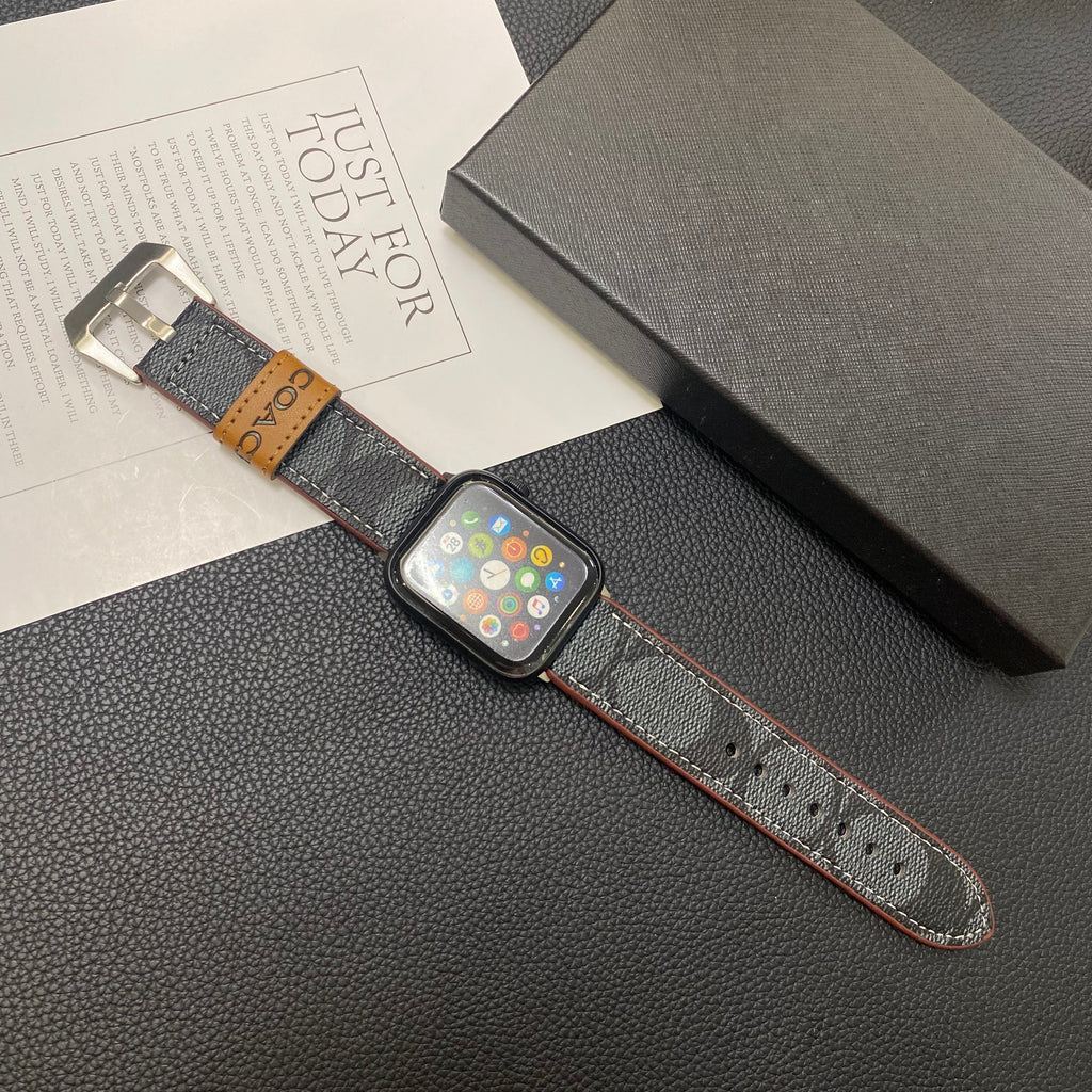 Luxury Coach Apple Watch Band – Leather Strap for Coach Apple Watch Ultra
