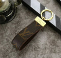 Louis Vuitton Monogram Leather Strap Keychain