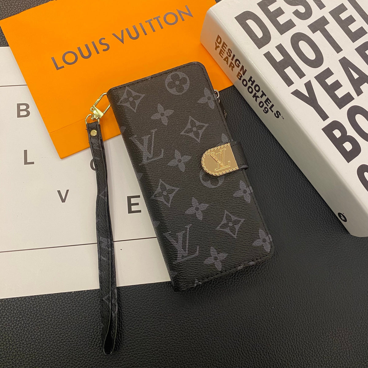 Luxury Louis Vuitton Damier Samsung Galaxy S26 Ultra Case with Card Holder