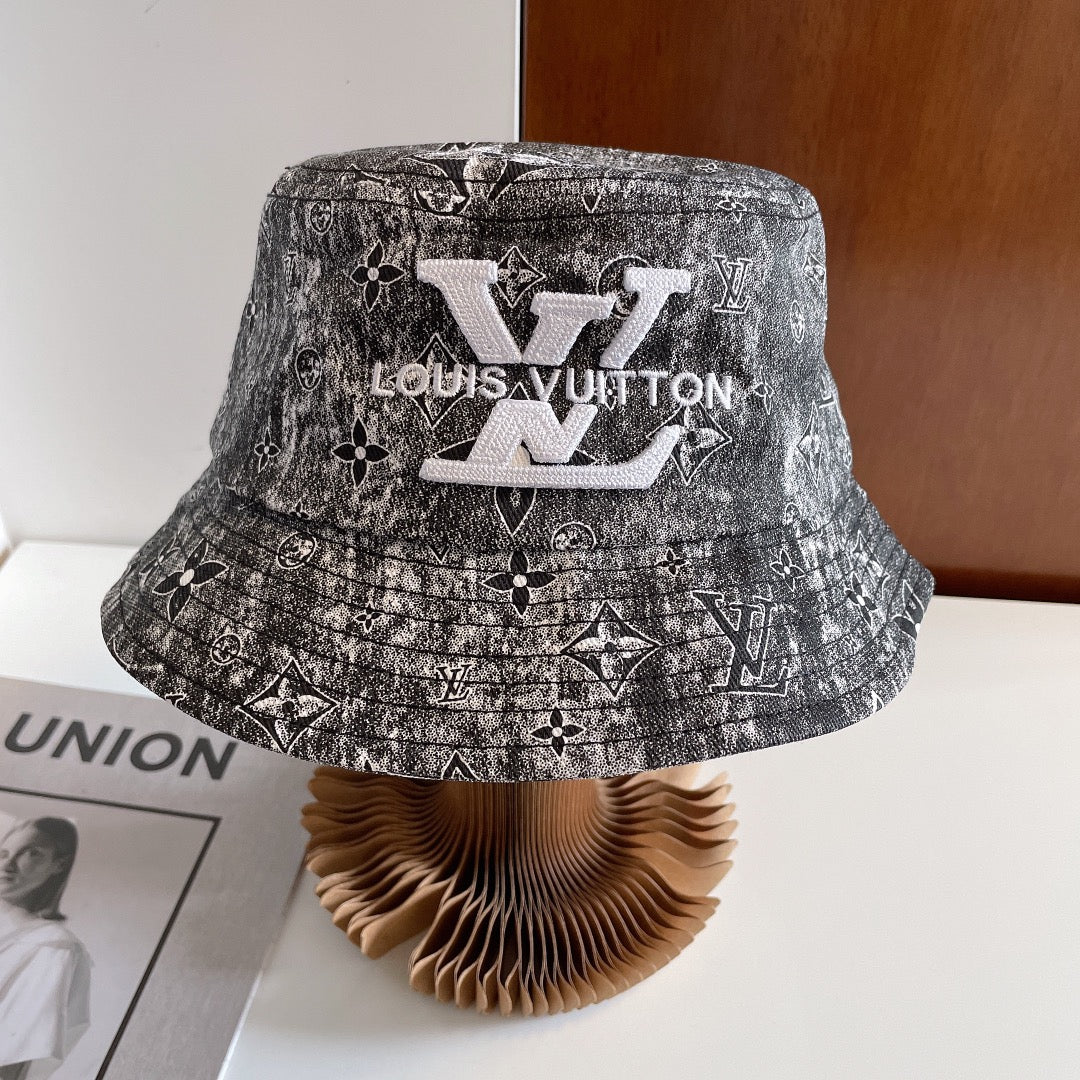 Louis Vuitton Monogram Embroidered Bucket Hat