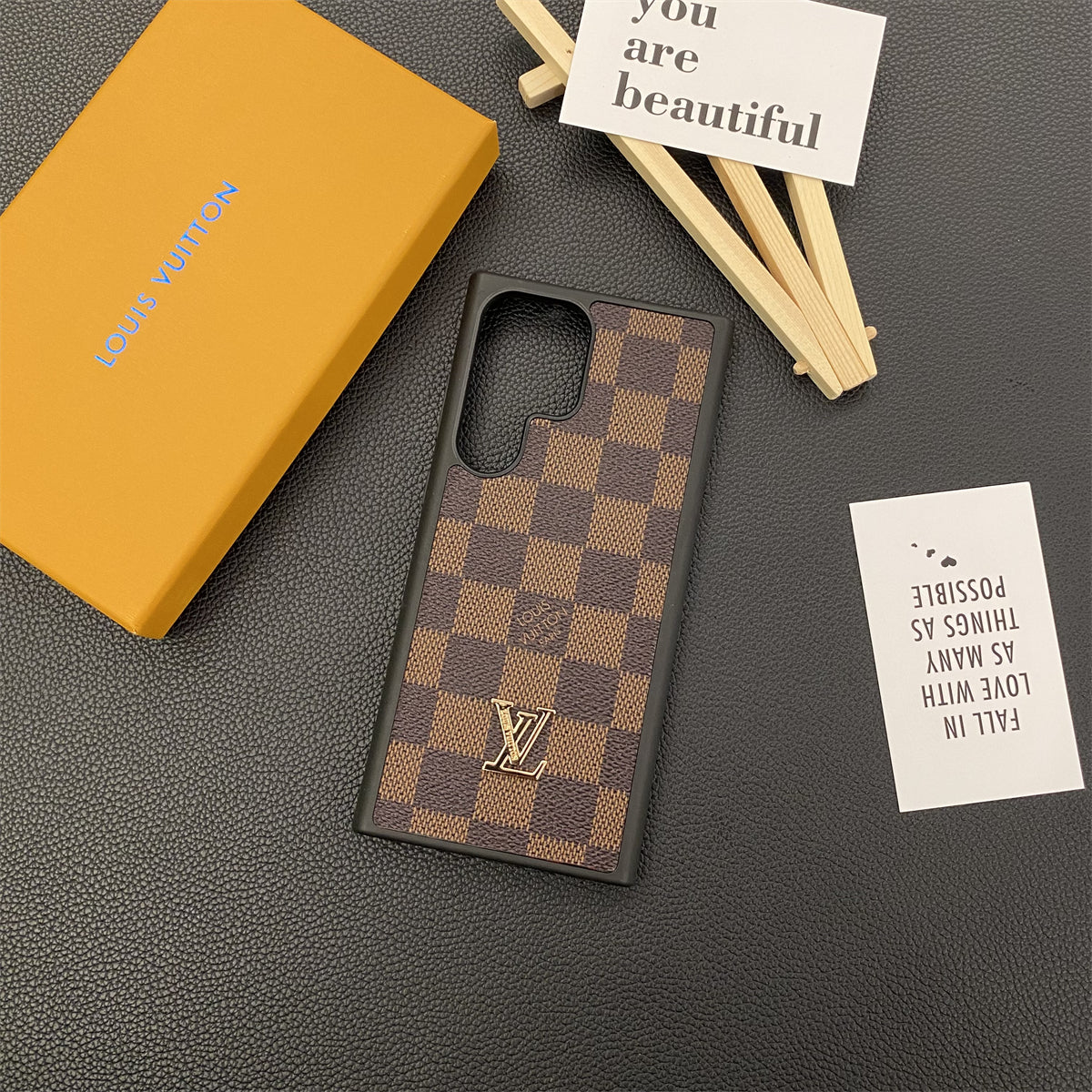 Louis Vuitton Samsung Galaxy S26 Ultra Case Lockme Leather | Luxury Designer Protective Phone Cover
