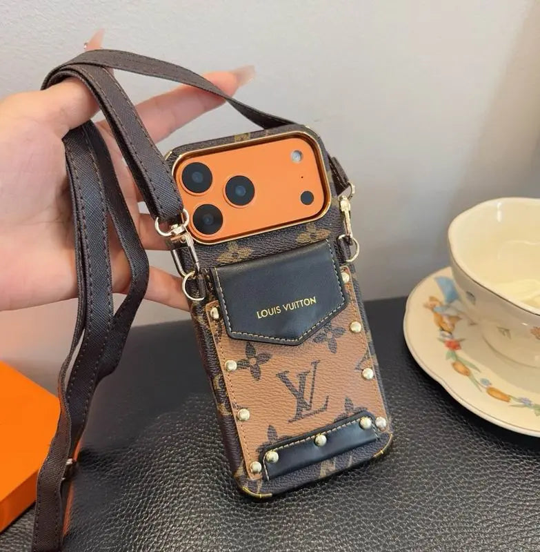 Louis Vuitton iPhone 18 Pro Max Case Crossbody – LV Strap Wallet Cover