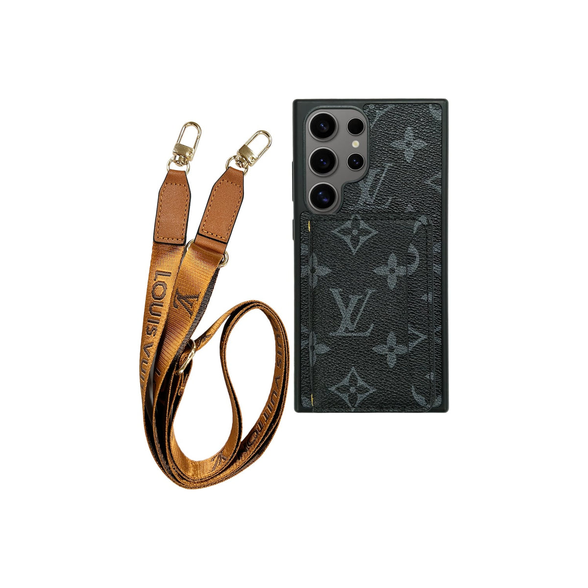 Louis Vuitton Samsung Galaxy S26 Ultra Case Cardholder – Luxury Designer Wallet Cover