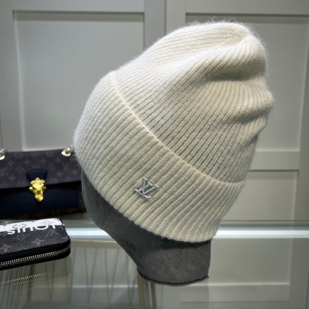 Louis Vuitton Embroidered Wool Beanie | Luxury Designer Winter Hat