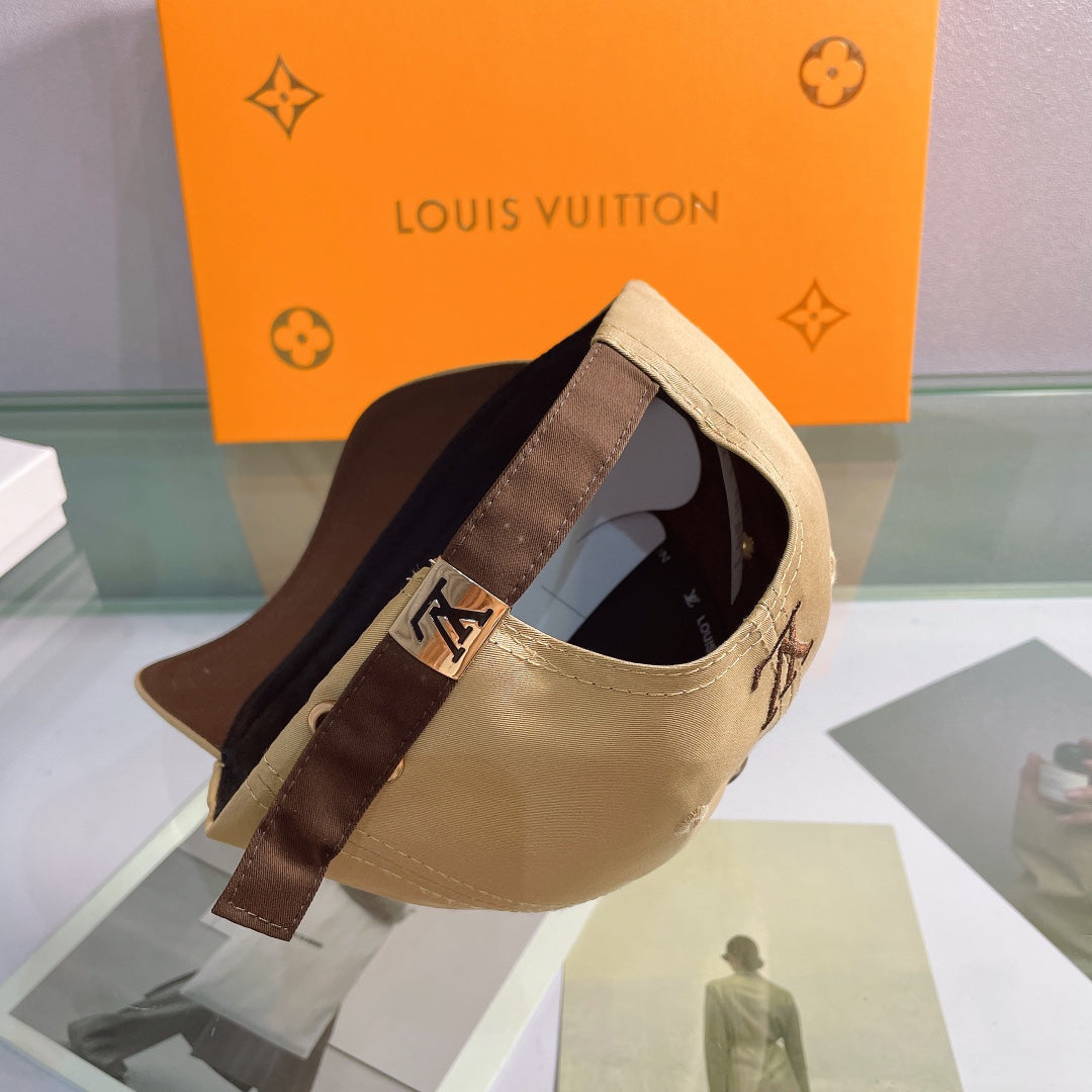 Louis Vuitton Embroidered Monogram Baseball Cap | Luxury Designer Hat