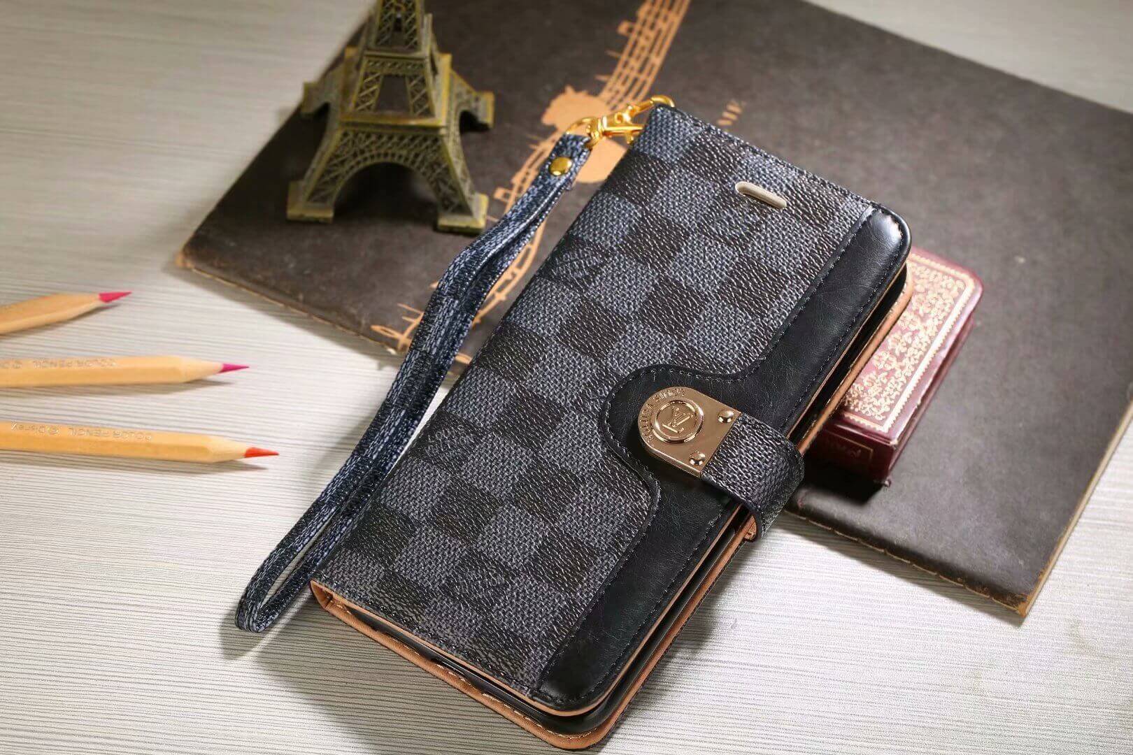 Luxury Louis Vuitton Damier Samsung Galaxy S26 Ultra Case with Card Holder