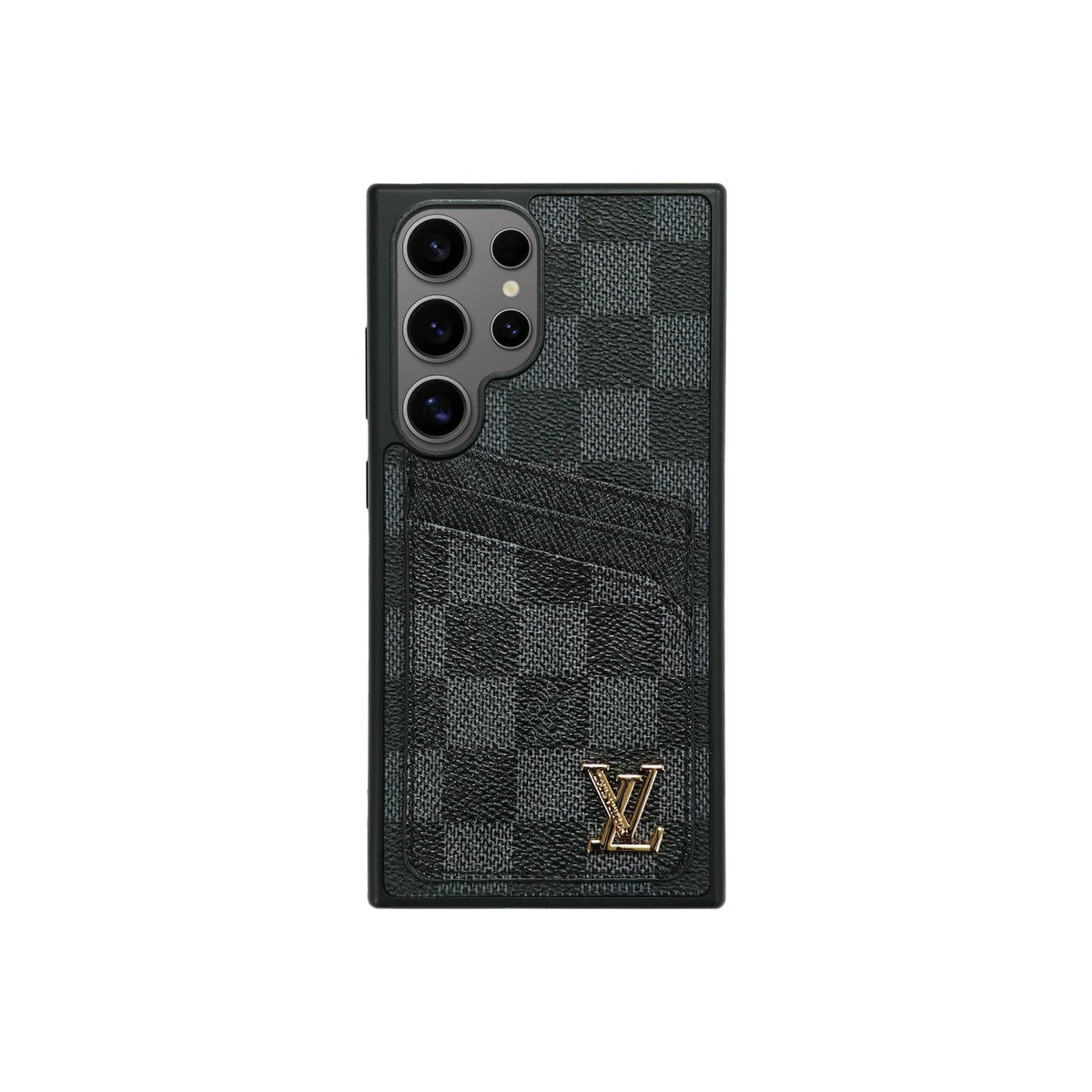 Luxury Louis Vuitton Damier Samsung S26 Ultra Cardholder Wallet Case