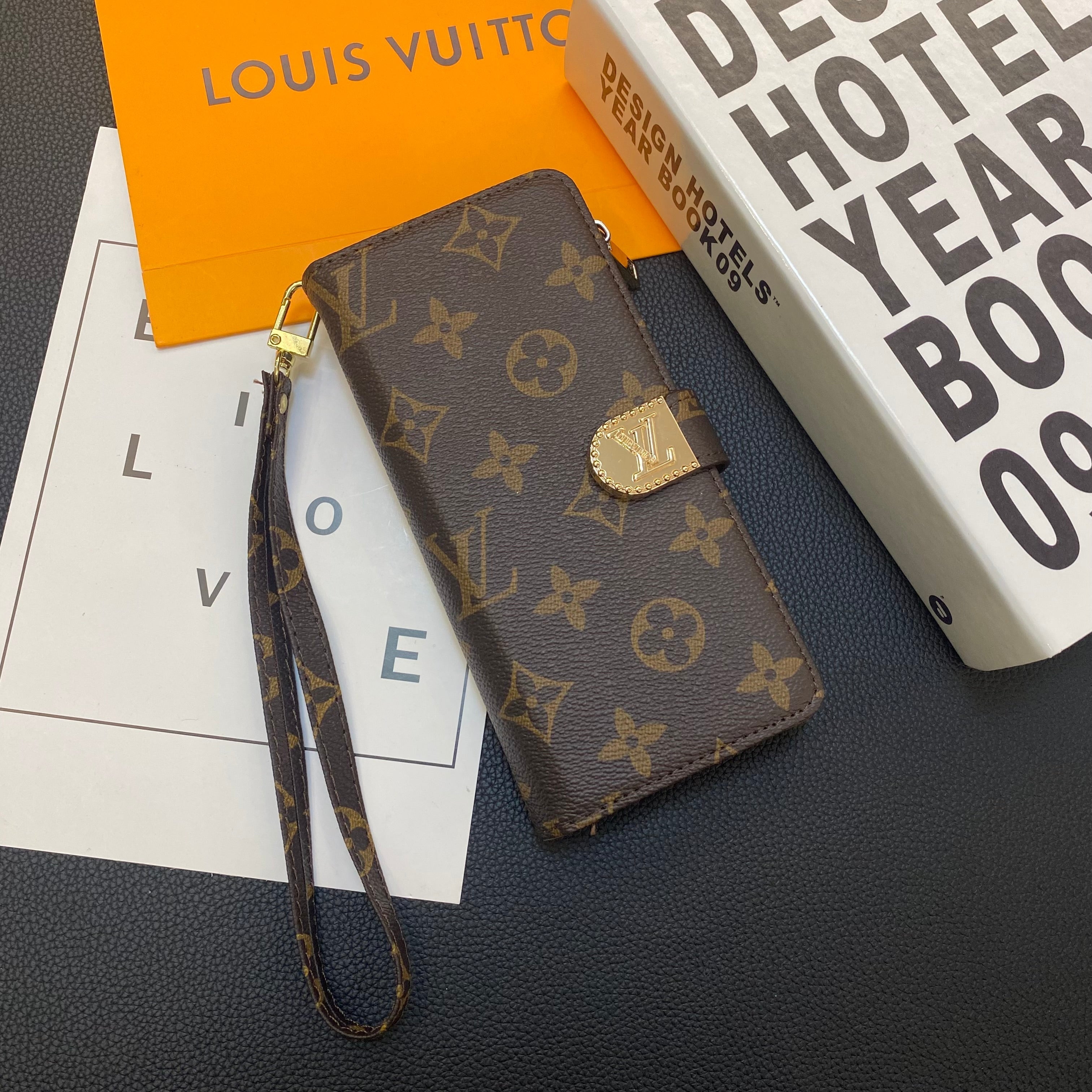 Luxury Louis Vuitton Damier Samsung Galaxy S26 Ultra Case with Card Holder