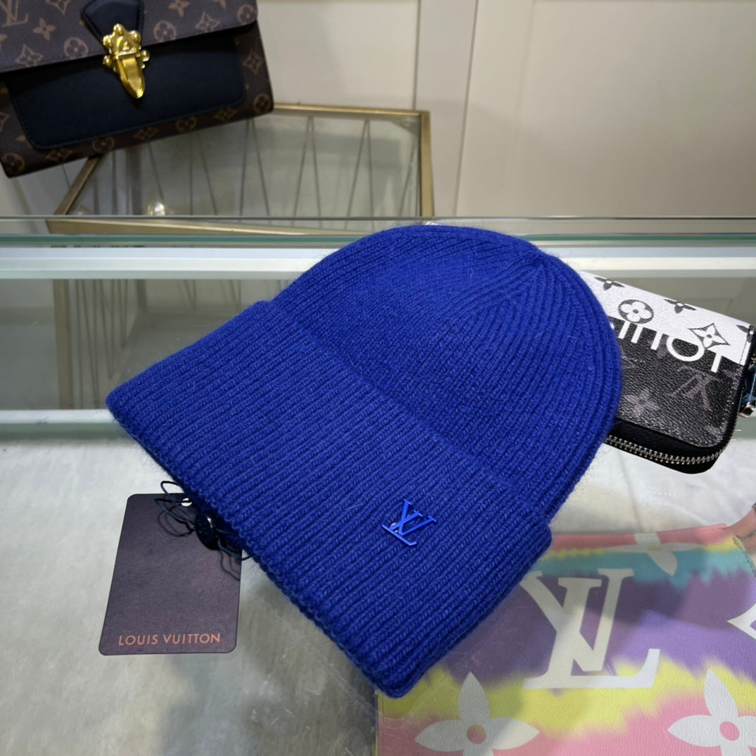 Louis Vuitton Embroidered Wool Beanie | Luxury Designer Winter Hat