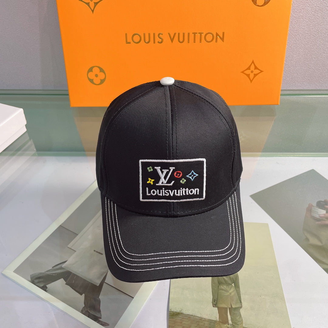 Louis Vuitton Embroidered Monogram Baseball Cap | Luxury Designer Hat