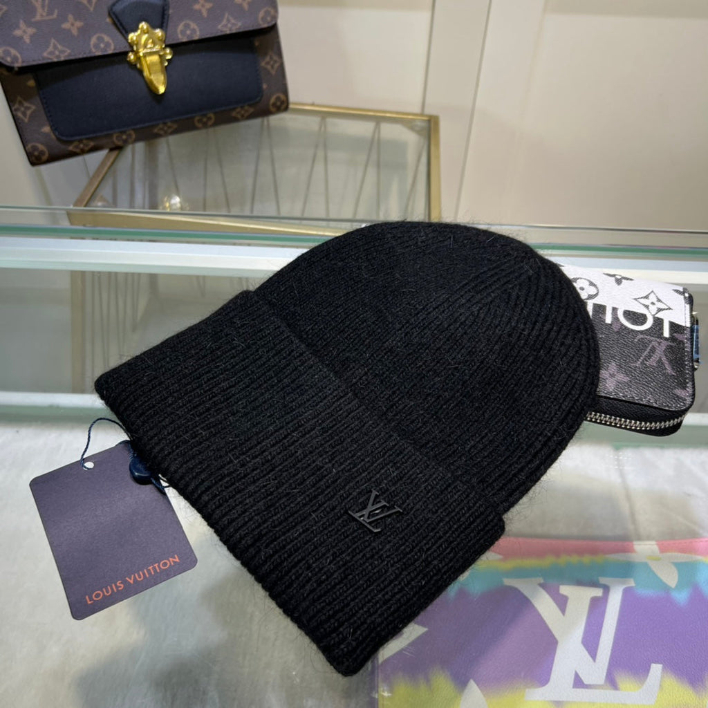 Louis Vuitton Embroidered Wool Beanie | Luxury Designer Winter Hat