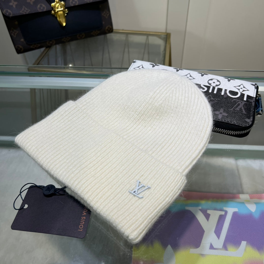Louis Vuitton Embroidered Wool Beanie | Luxury Designer Winter Hat